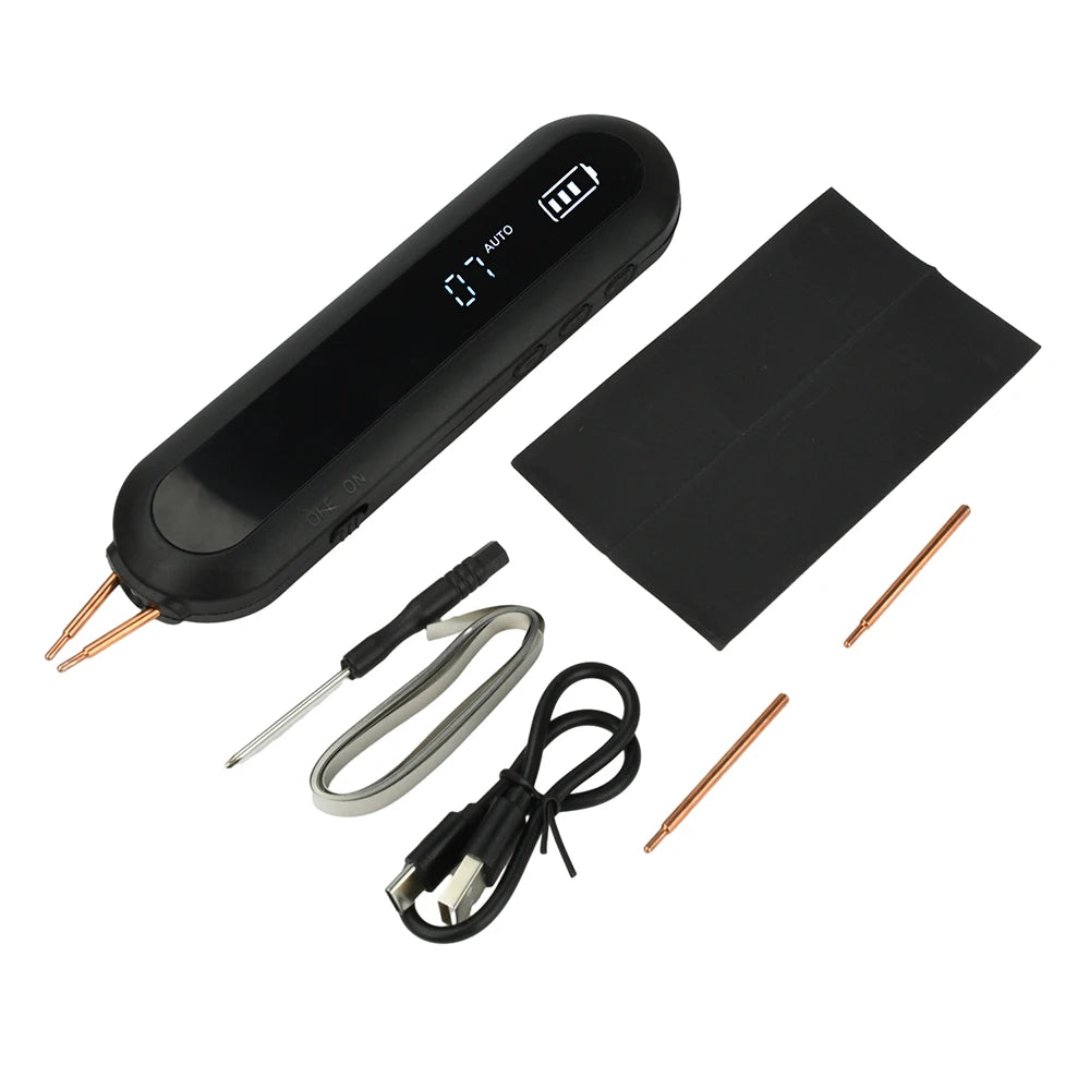 Handheld Compact Portable Battery Spot Welder LED-Illuminate