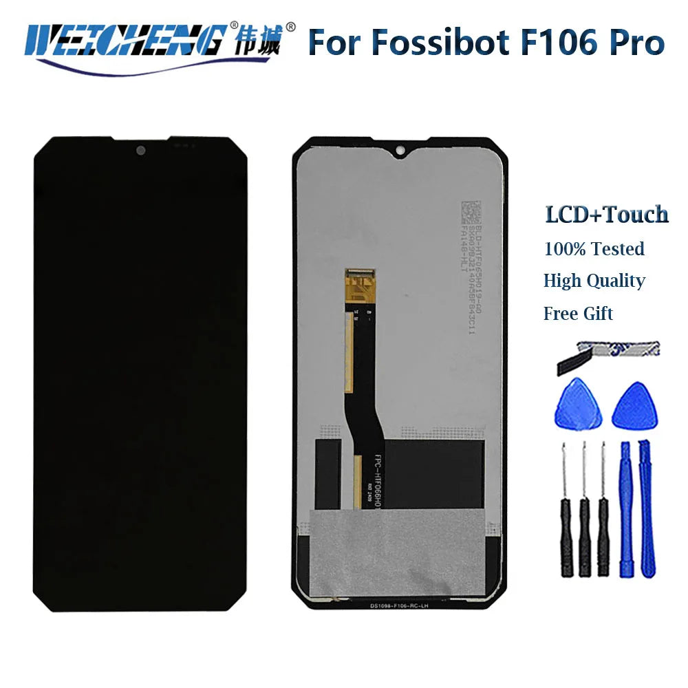 Original Tested For FOSSIBOT F106 Pro LCD Display Touch Scre