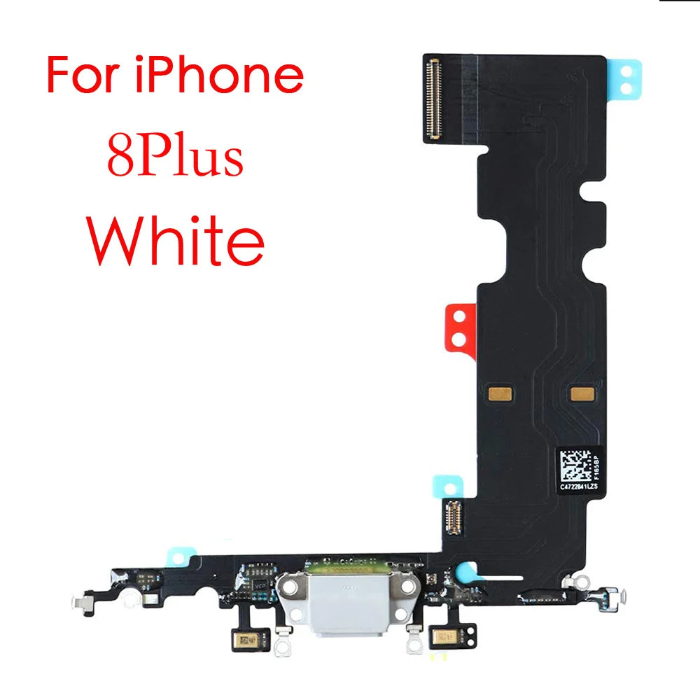 Charging Port Flex Cable For iPhone 7 8 Plus X XR XS Max Dock Charger Connector With Microphone Replacement