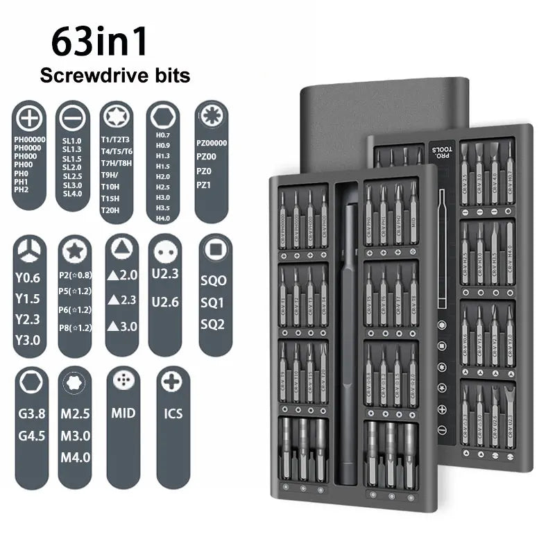 Screwdriver Set Magnetic Screw Driver Kit Bits Precision Ele