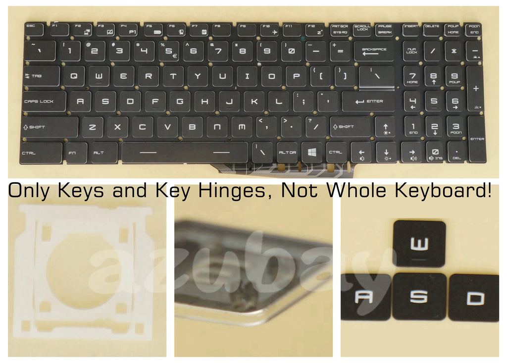 Laptop Keys For MSI GE63 GE63VR GE73 GE73VR GE75 GL75 GP75 G