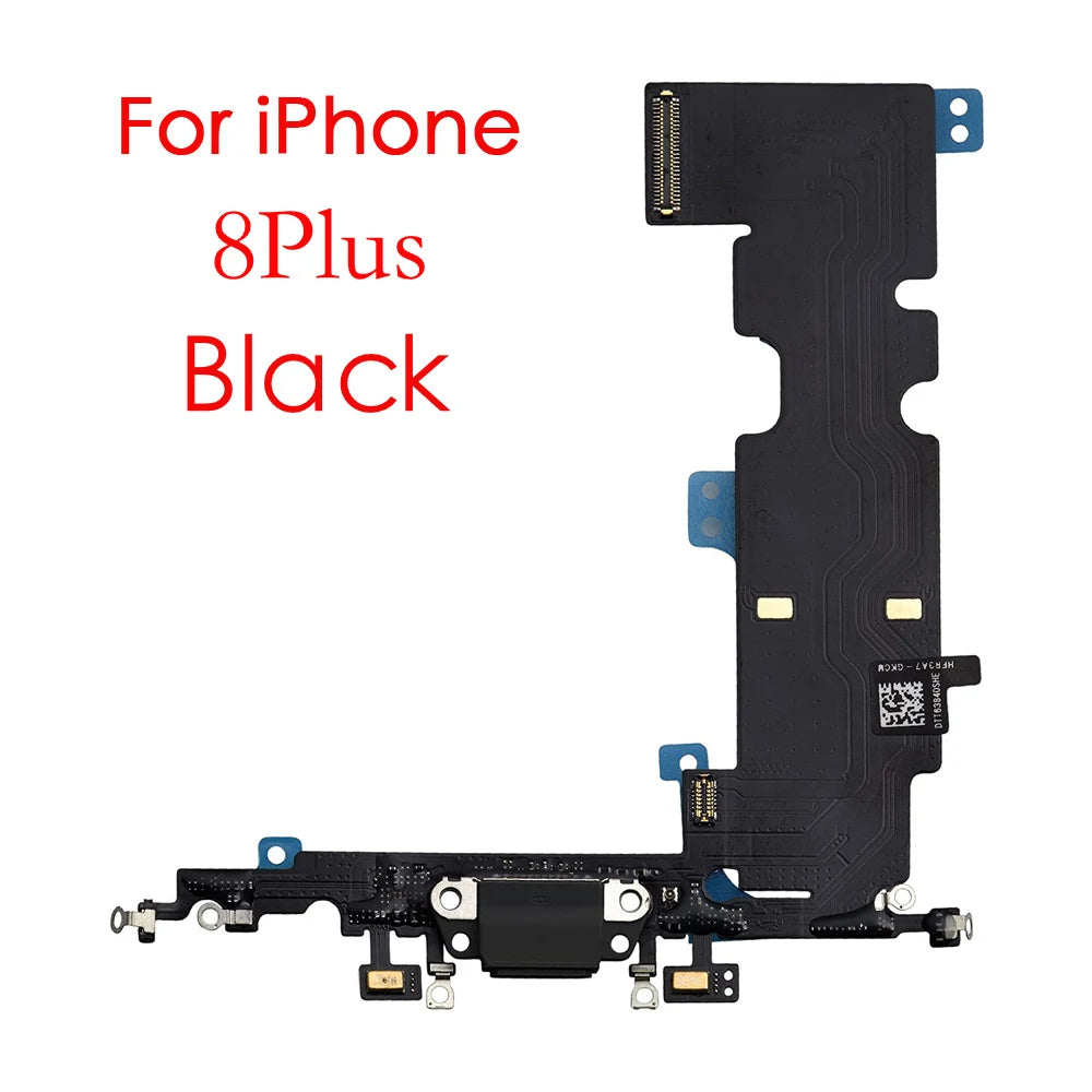 Charging Port Flex Cable For iPhone 7 8 Plus X XR XS Max Dock Charger Connector With Microphone Replacement