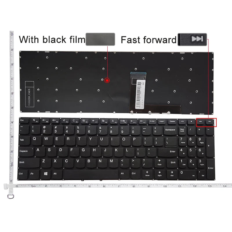 US NEW Keyboard For Lenovo Ideapad 310-15ABR 510-15IKB V110-