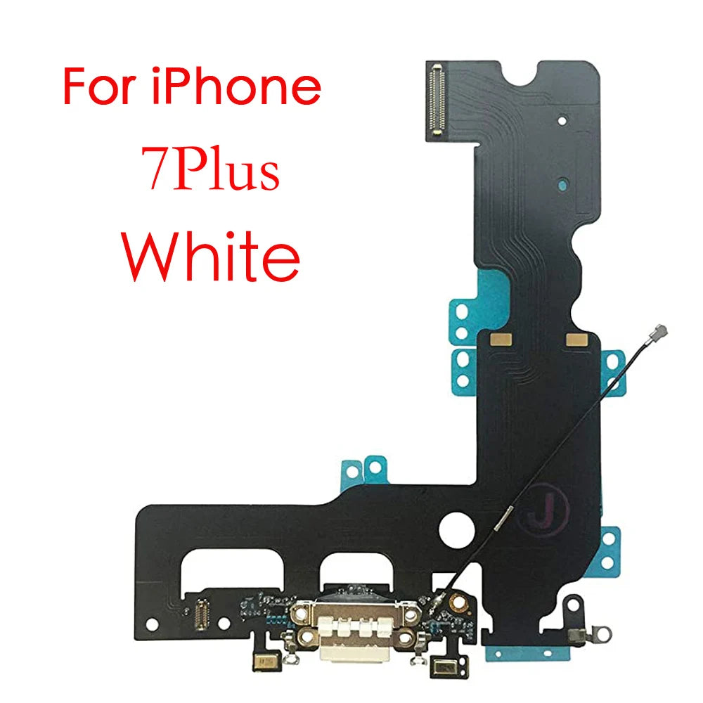 Charging Port Flex Cable For iPhone 7 8 Plus X XR XS Max Dock Charger Connector With Microphone Replacement