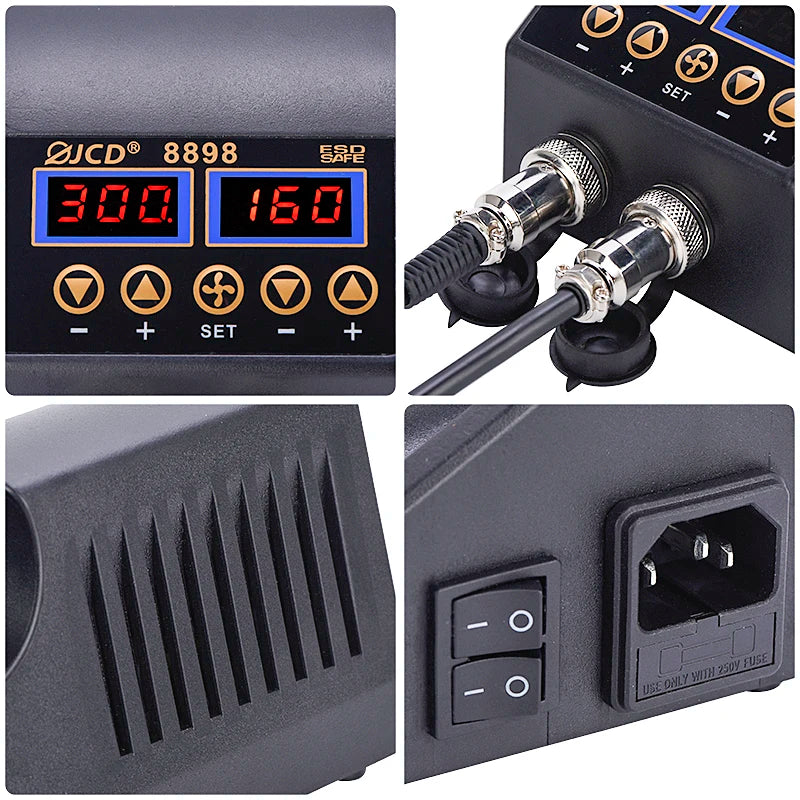 JCD 750W 2 in 1 Soldering Station LCD Digital display Weldin