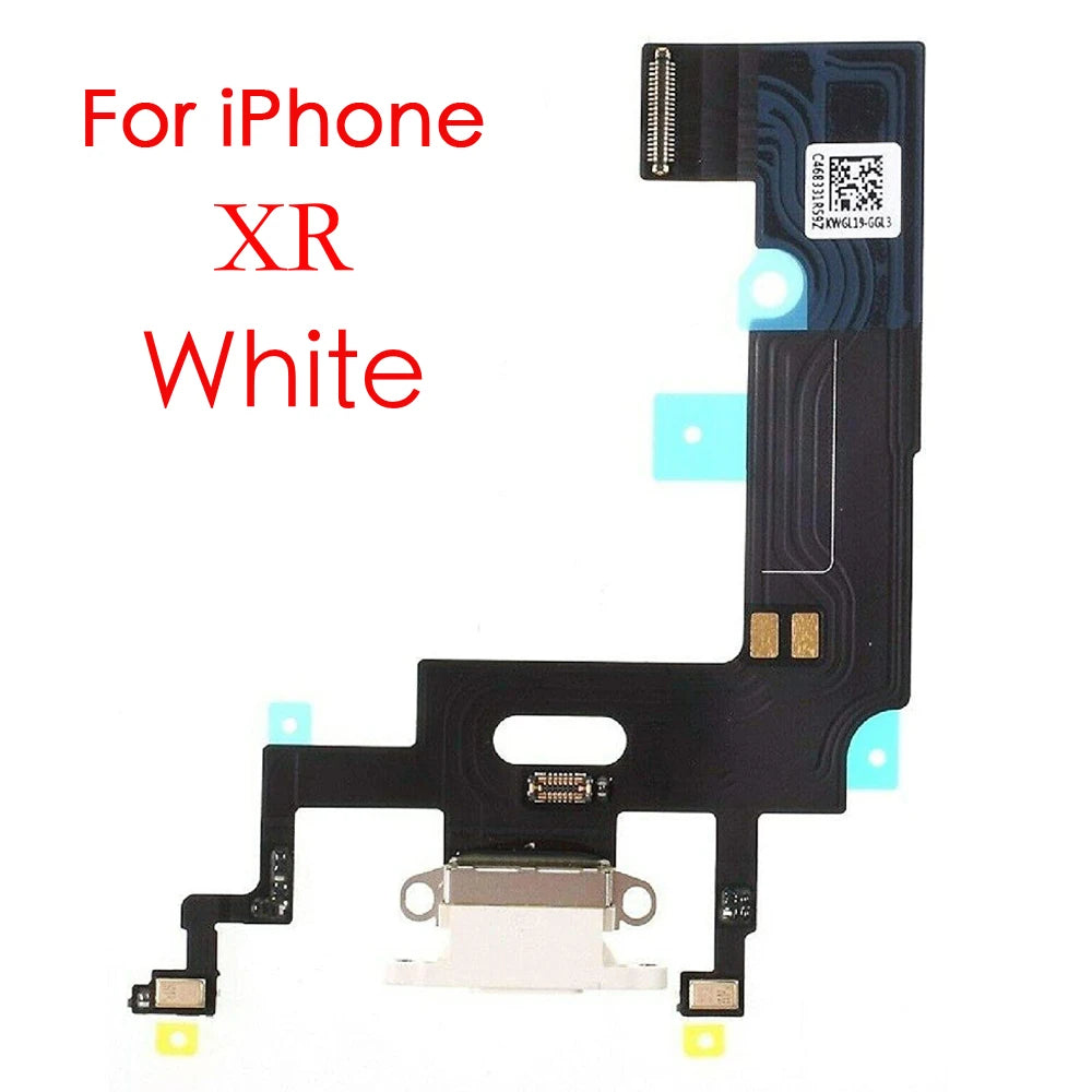 Charging Port Flex Cable For iPhone 7 8 Plus X XR XS Max Dock Charger Connector With Microphone Replacement