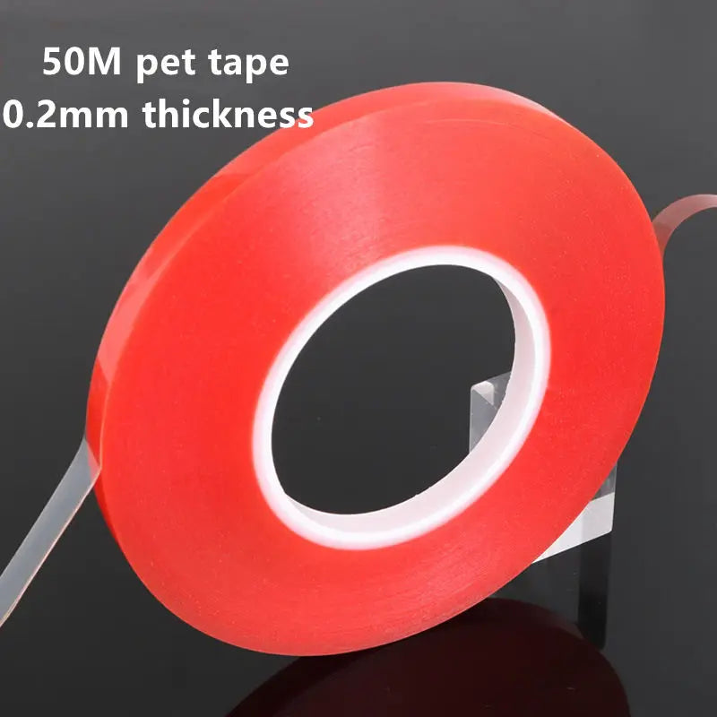 50 meter/5 meter Strong 0.2mm Thick Acrylic Adhesive Double 