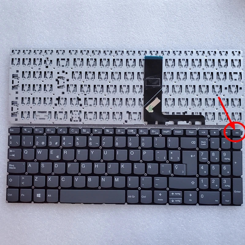 SP/Spanish Keyboard for Lenovo IdeaPad V15-IIL V15-IGL V15-A