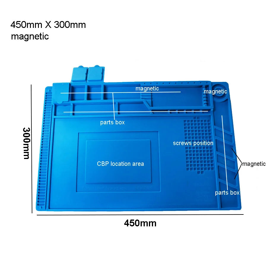 Silicone Soldering Mat Pad Desk Platform for Welding Station