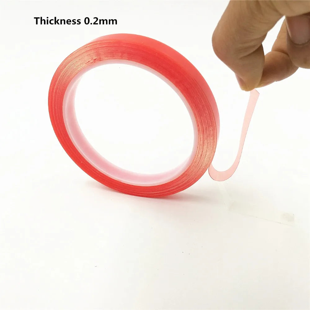 1 Roll 0.2mm Thick 10 Meter Acrylic Adhesive Double Sided Ta