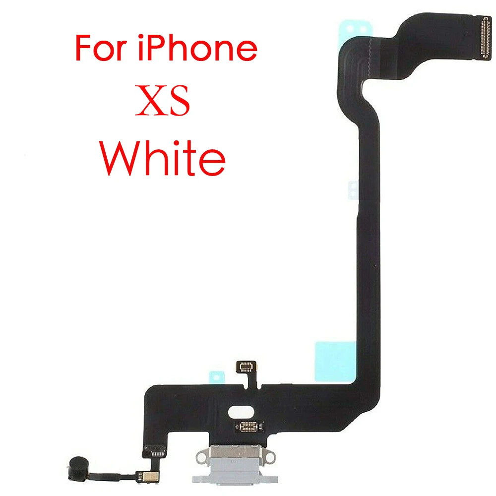 Charging Port Flex Cable For iPhone 7 8 Plus X XR XS Max Dock Charger Connector With Microphone Replacement