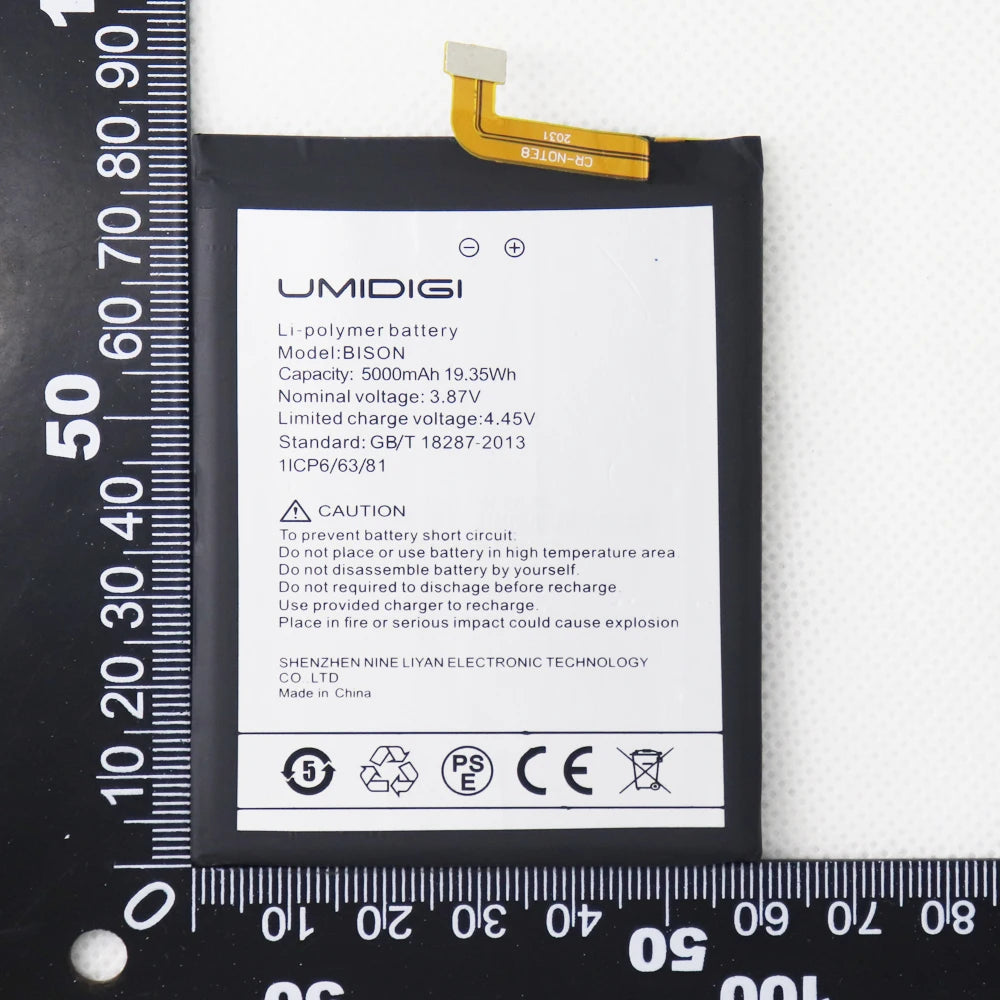 5000mAh BISON Phone Replacement Battery For UMI Umidigi BISO