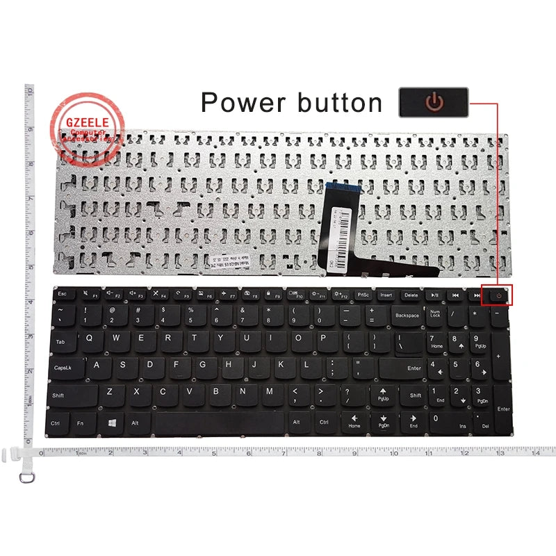 US NEW Keyboard For Lenovo Ideapad 310-15ABR 510-15IKB V110-