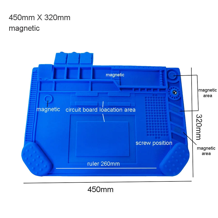 Silicone Soldering Mat Pad Desk Platform for Welding Station