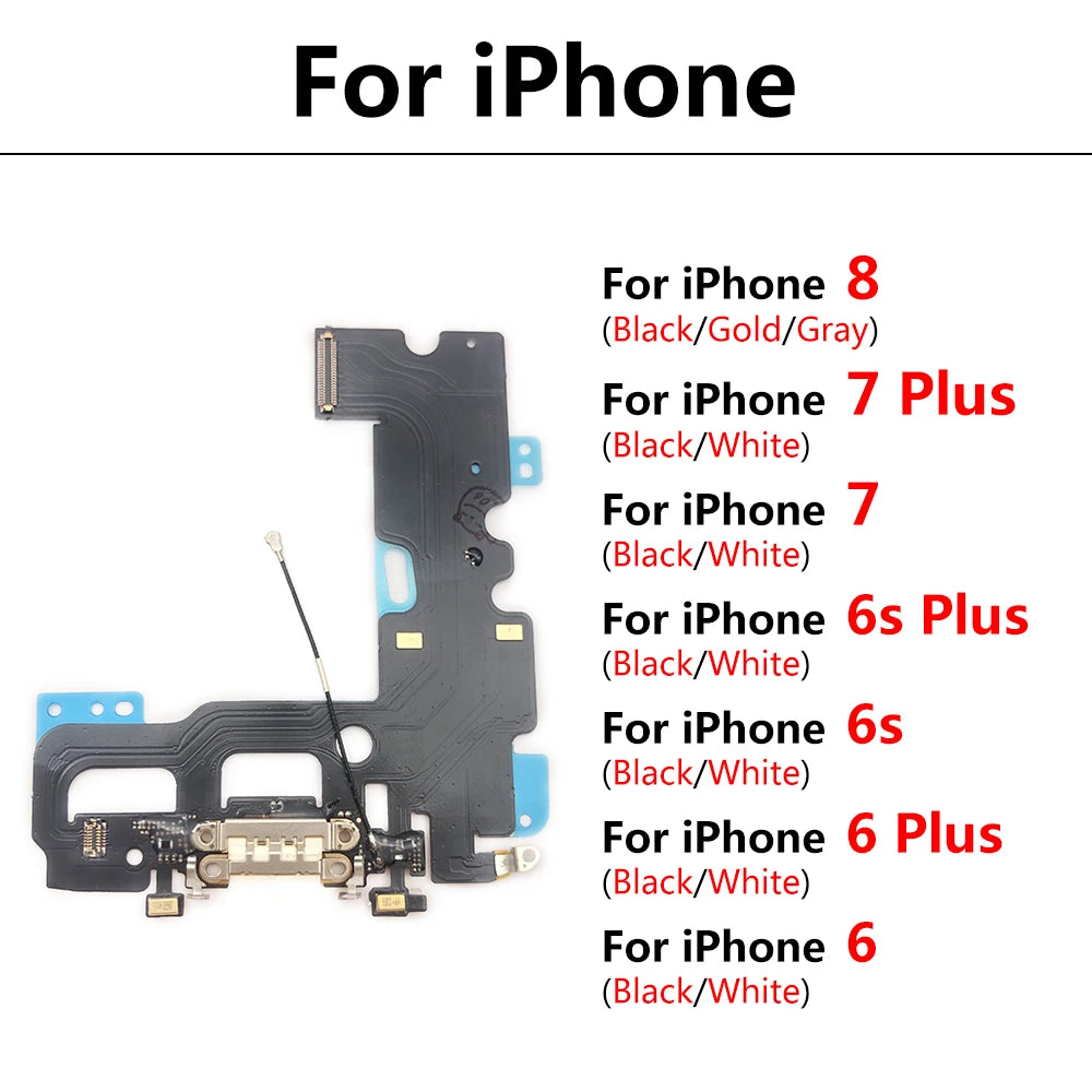 For Iphone 6 6S 7 8 Plus Dock Connector Micro USB Charger Ch