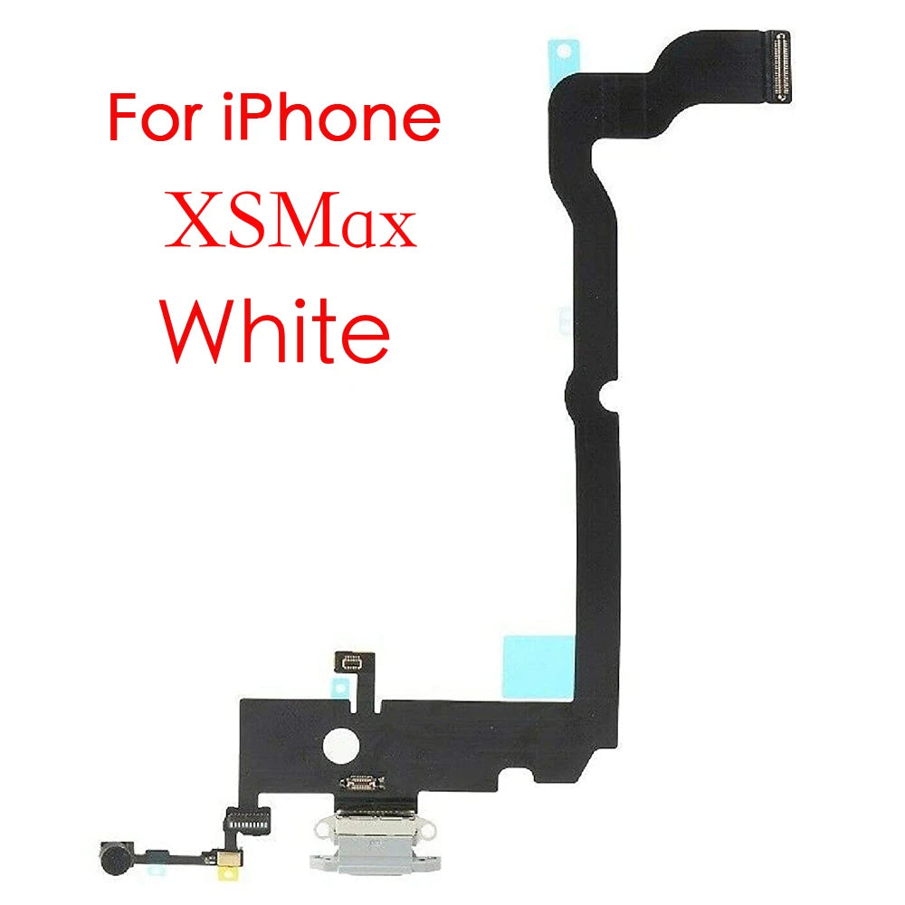 Charging Port Flex Cable For iPhone 7 8 Plus X XR XS Max Dock Charger Connector With Microphone Replacement