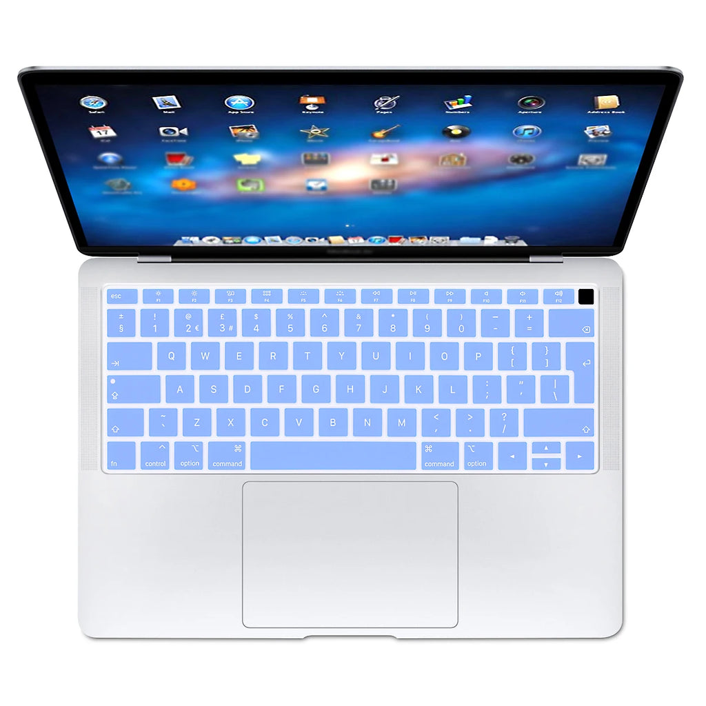 English US EU Keyboard Cover For Macbook Air M5 M4 M3 M2 13.6 Macbook Pro 14 M1 Keyboard Case Pro 16 15 12 11 Keyboard Cover