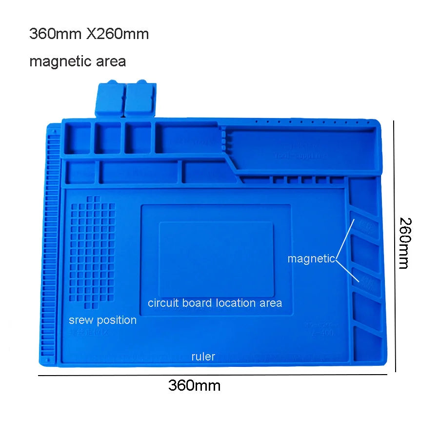 Silicone Soldering Mat Pad Desk Platform for Welding Station