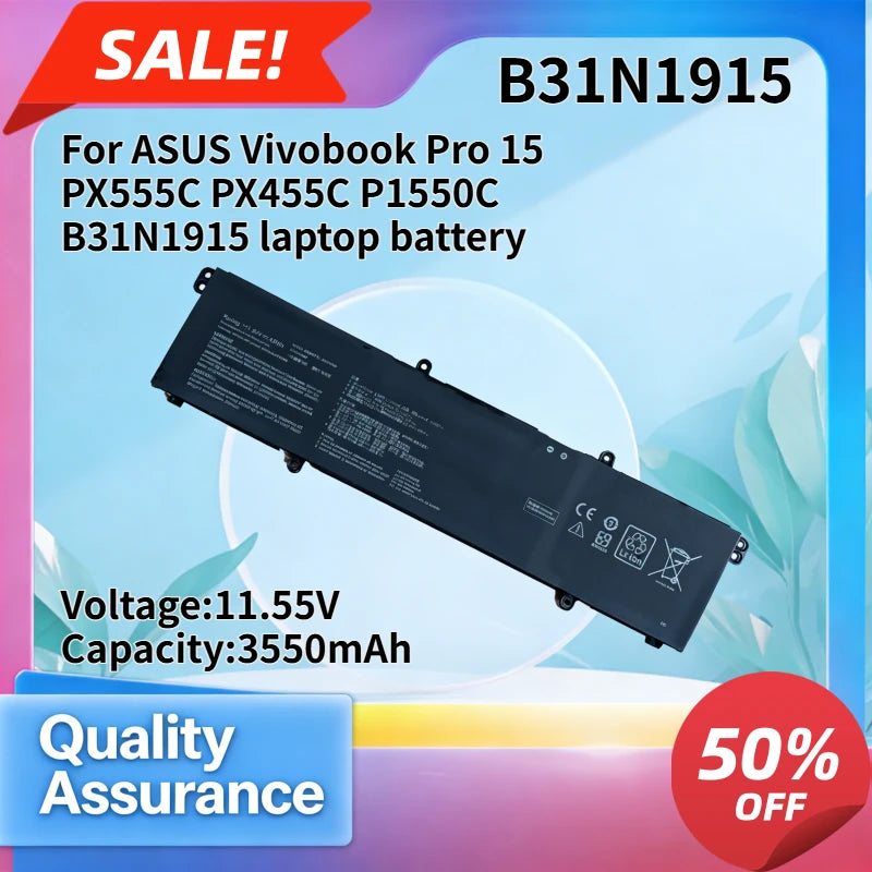 B31N1915 3550mAh Replacement Laptop Battery Compatible with 