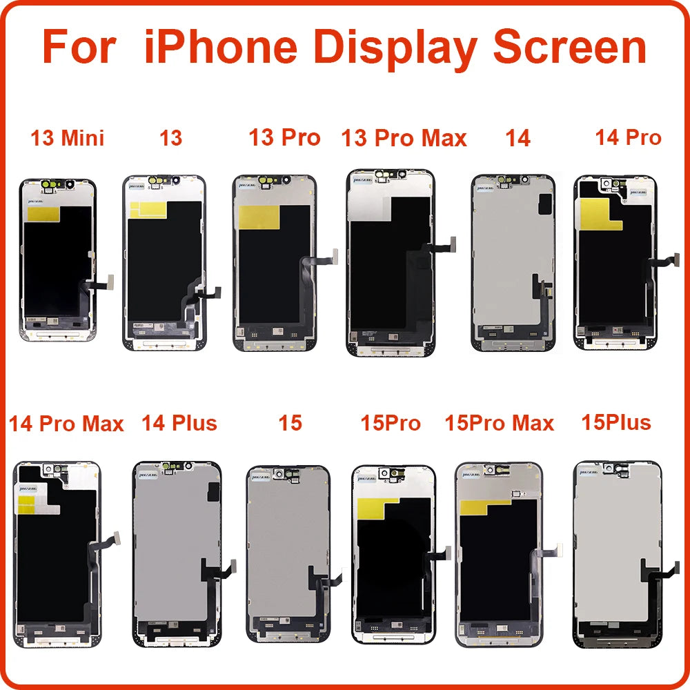 PINGSILING Screen INCELL For iPhone X XR XS MAX 11 12 13 Min