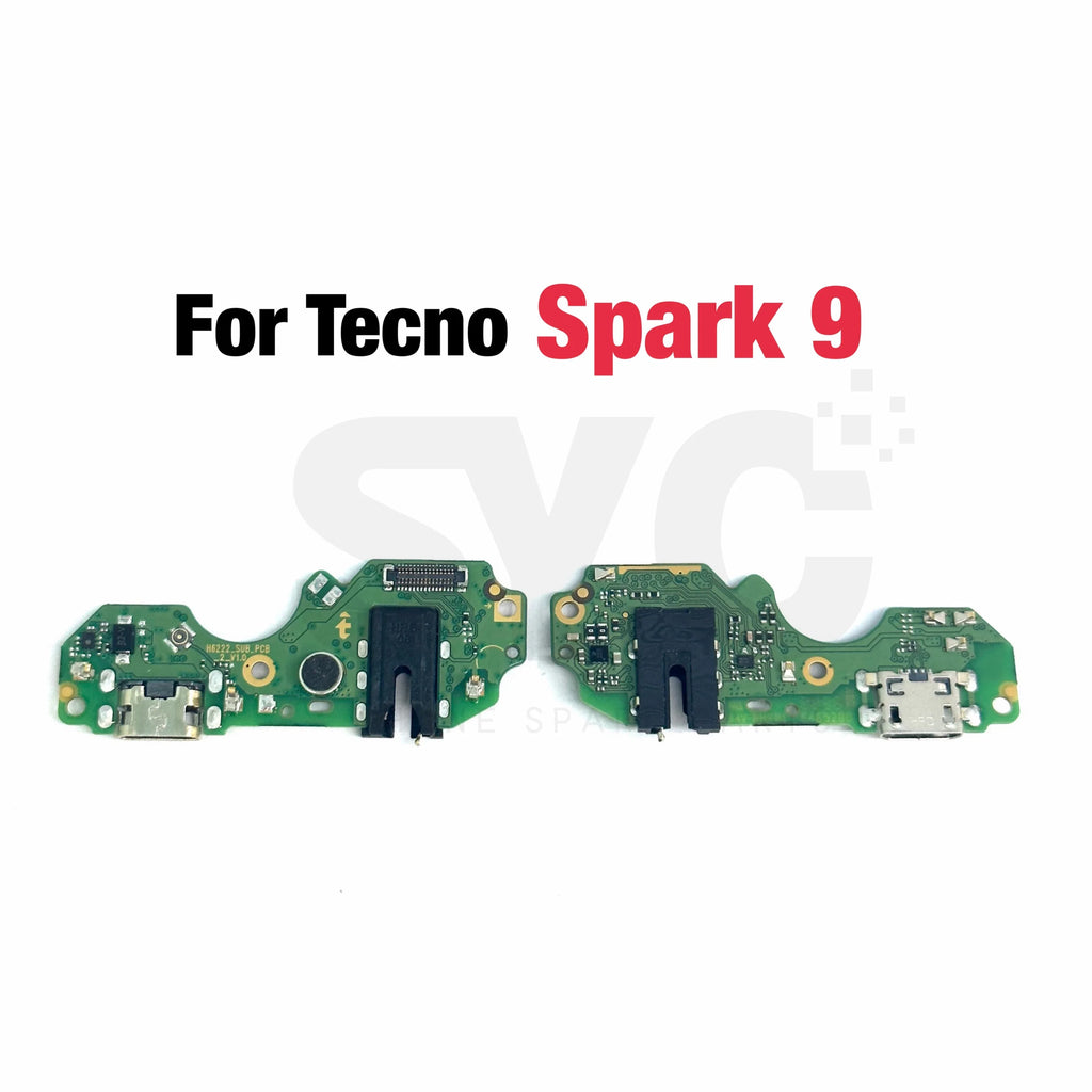 OEM For Tecno Spark 7 6 Air Go USB Charging Dock Board Port Connector Flex Cable For Spark 8 8C 8P 9 9T 10C KE5 KG5K Replacement