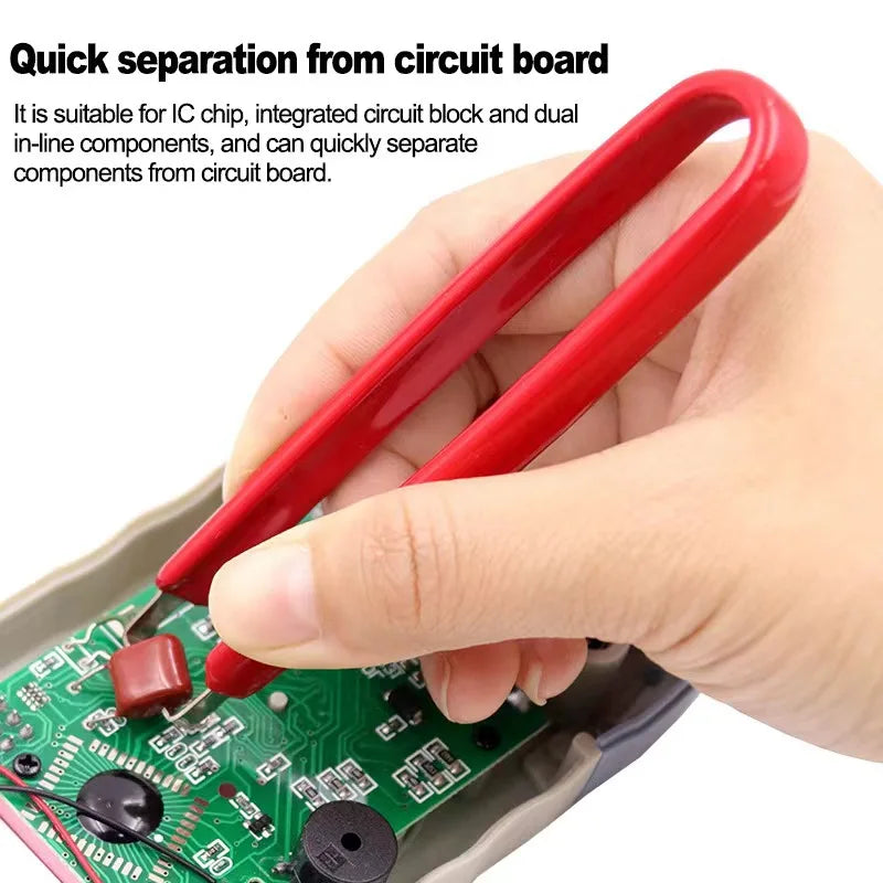 1PCS IC Extractor U Type Tweezers Mobile Phone Repair Tool C