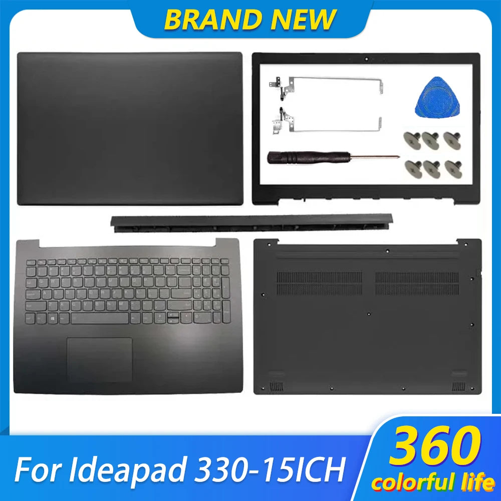 NEW For Ideapad 330-15ICH Laptop LCD Back Cover Front Bezel 