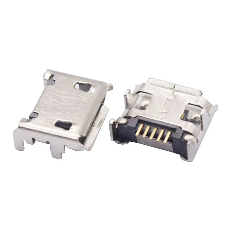 10PCS Micro USB Android Female Charging Socket Flat Edge Cri