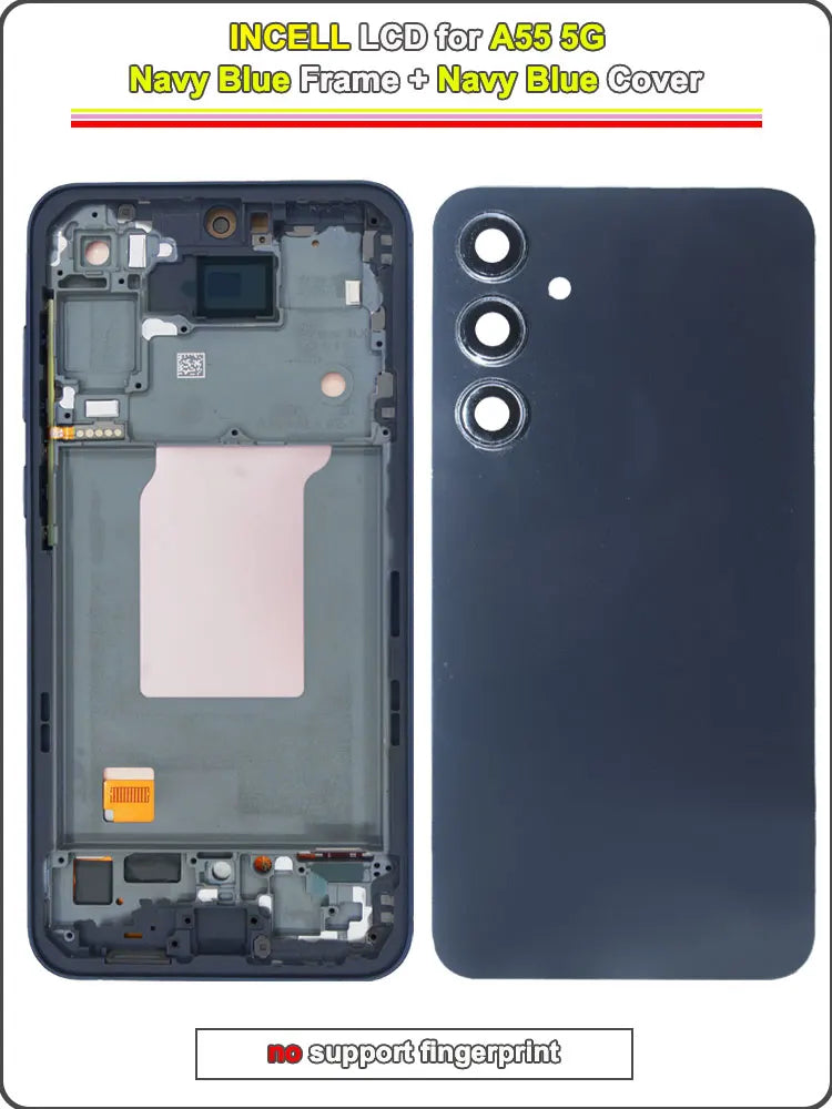 100% Tested LCD for Samsung Galaxy A55 5G LCD Display Touch Screen Digitizer Assembly for Samsung A55 5G A556 Phone LCD Screen