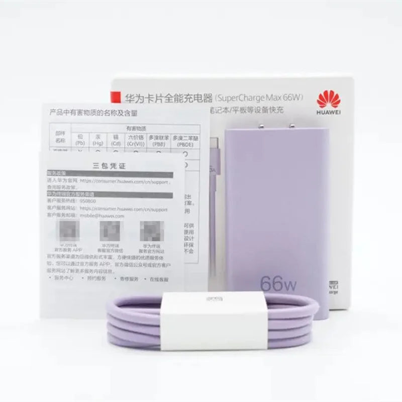 Huawei Slim Universal GaN Charger Max 66W Type-C Output PD F