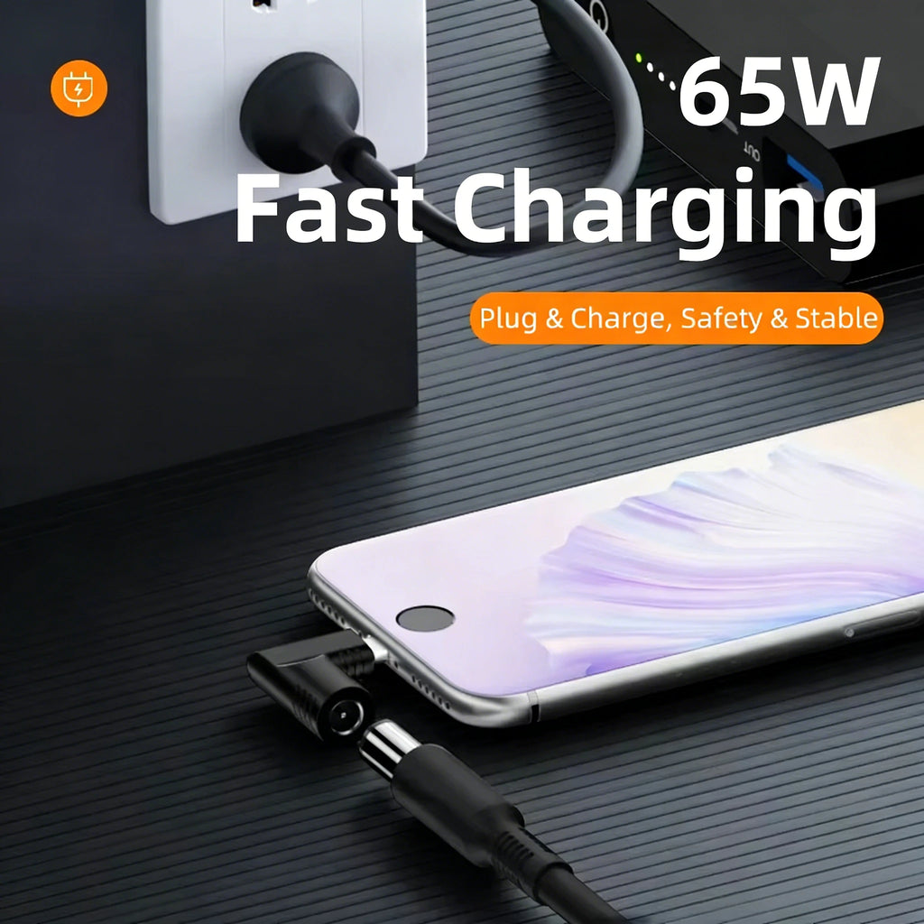 65W USB Type C PD Fast Charging Cable for Lenovo Laptop Char