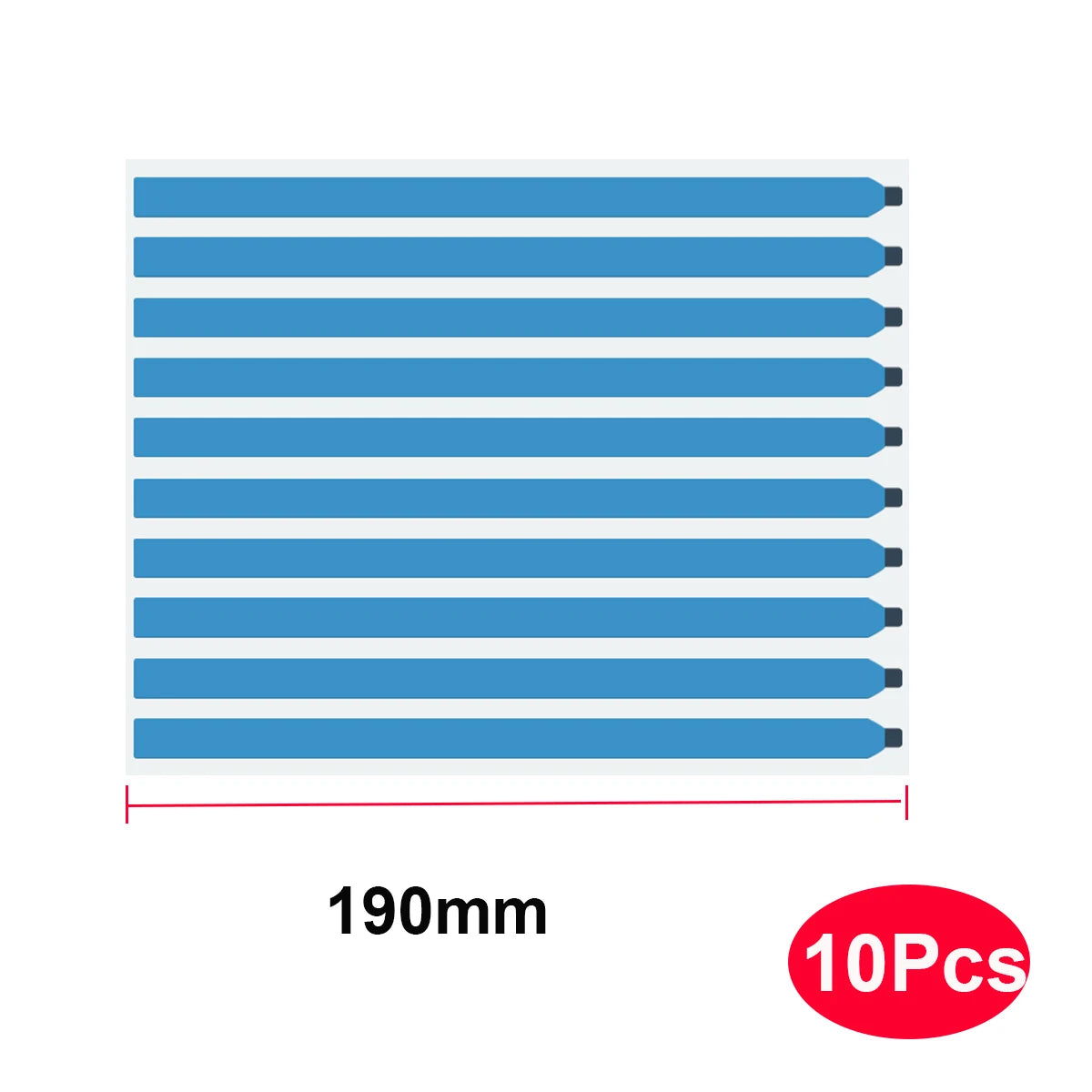 10Pcs Double-Sided LCD Screen Frame Tape for Laptop Easy Pul