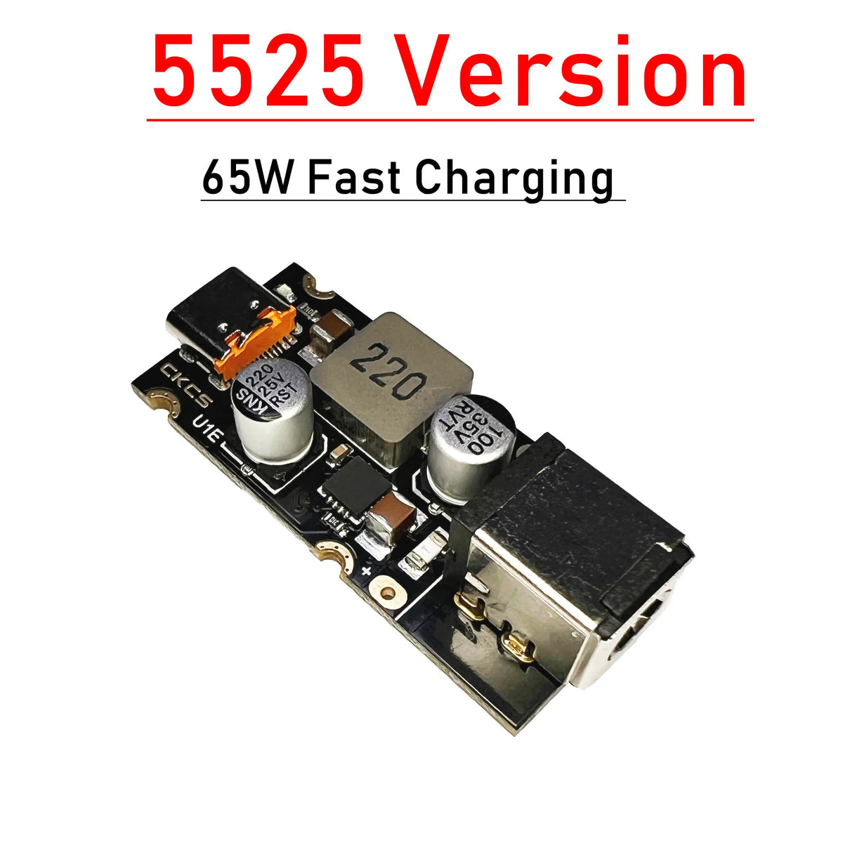 Type-C USB PD 3A 65W Fast Charging Adapter DC 5V 9V 12V 15V 20V 5525 5521 Conversion Type-C Charger for PD3.0 PPS QC3.0 SCP