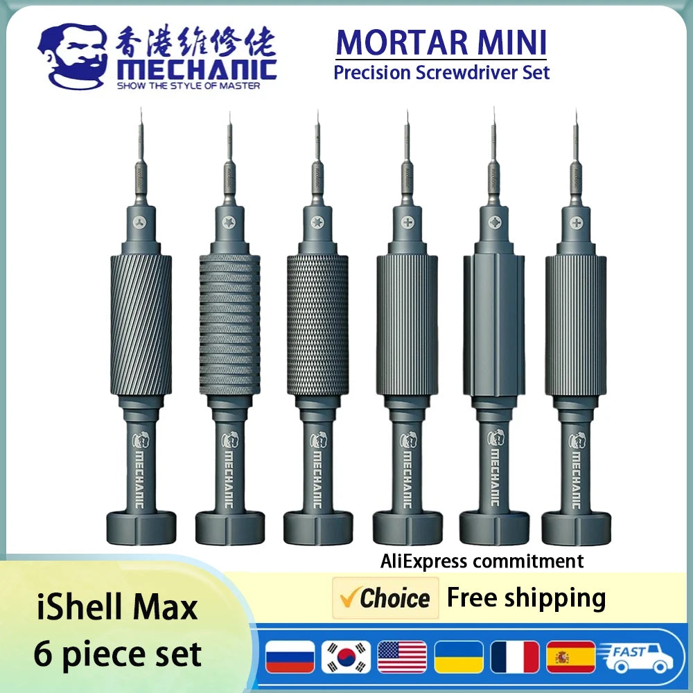 MECHANIC 6 in 1 iShell Precision Screwdriver Set for iPhone1
