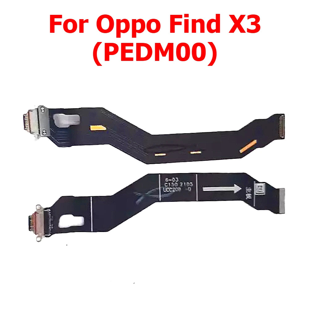 Charge Board For OPPO Find X5 Pro X3 Lite X2 Neo X 5G Charging Port Plate Ribbon Socket Usb Connector Phone Parts Flex Cables