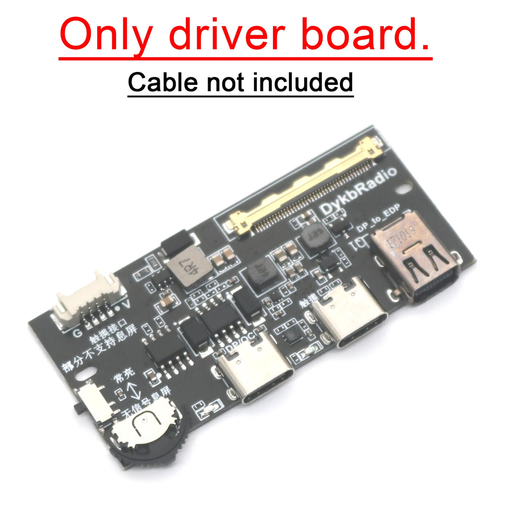 2K 4K DP to EDP Driver Board EDP Signal Adapter 144HZ 60HZ LED Portable 30pin 40pin LCD Display Screen Laptop Coaxial EDP Cable