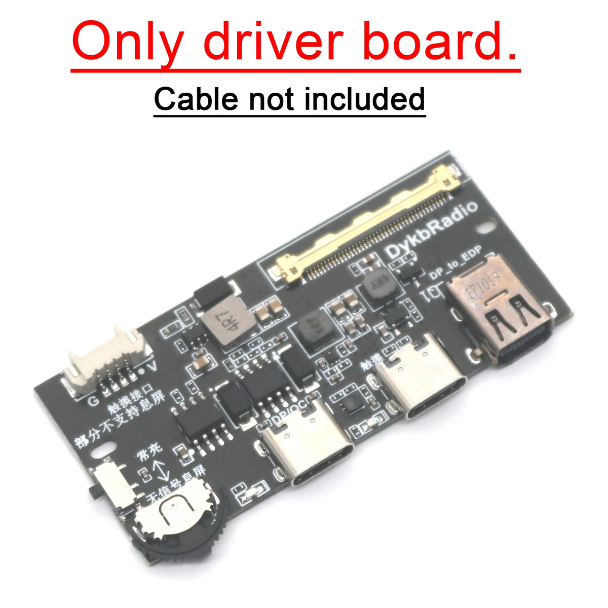 2K 4K DP to EDP Driver Board EDP Signal Adapter 144HZ 60HZ LED Portable 30pin 40pin LCD Display Screen Laptop Coaxial EDP Cable