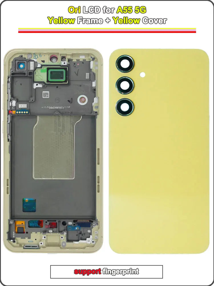 100% Tested LCD for Samsung Galaxy A55 5G LCD Display Touch Screen Digitizer Assembly for Samsung A55 5G A556 Phone LCD Screen