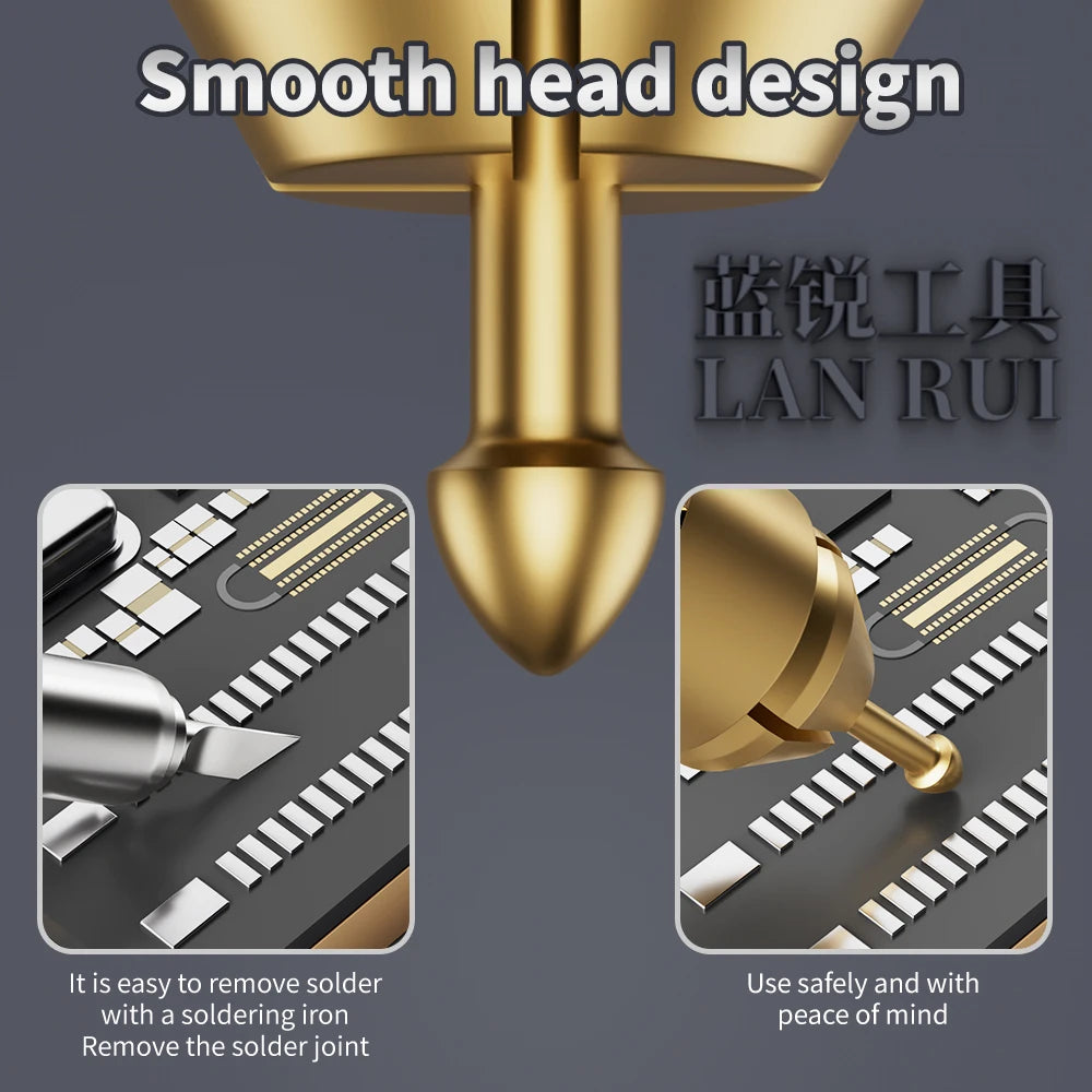 LANRUI M24 Tin Drag Needle Set Red Copper FPC Connector Reba