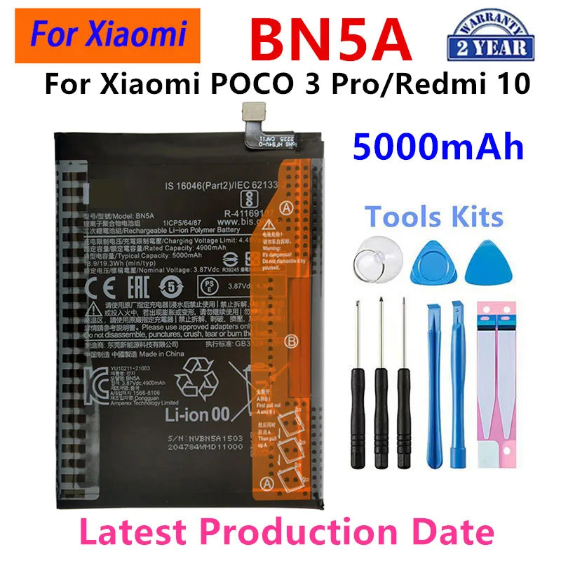 Brand New BN5A 5000mAh Battery For Xiaomi POCO mi3 pro mi 3 