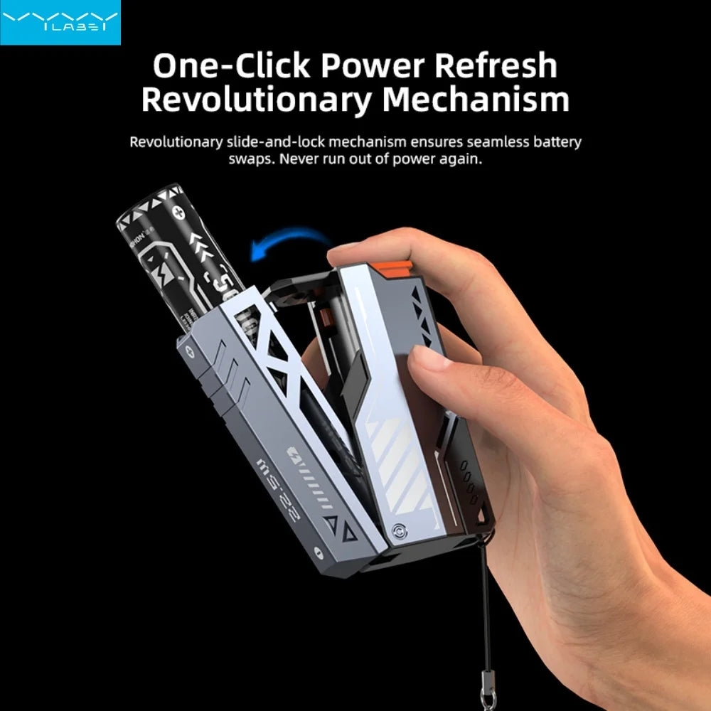 Vyvylabs 10000-50000mAh Detachable Power Bank 22.5W Fast Cha