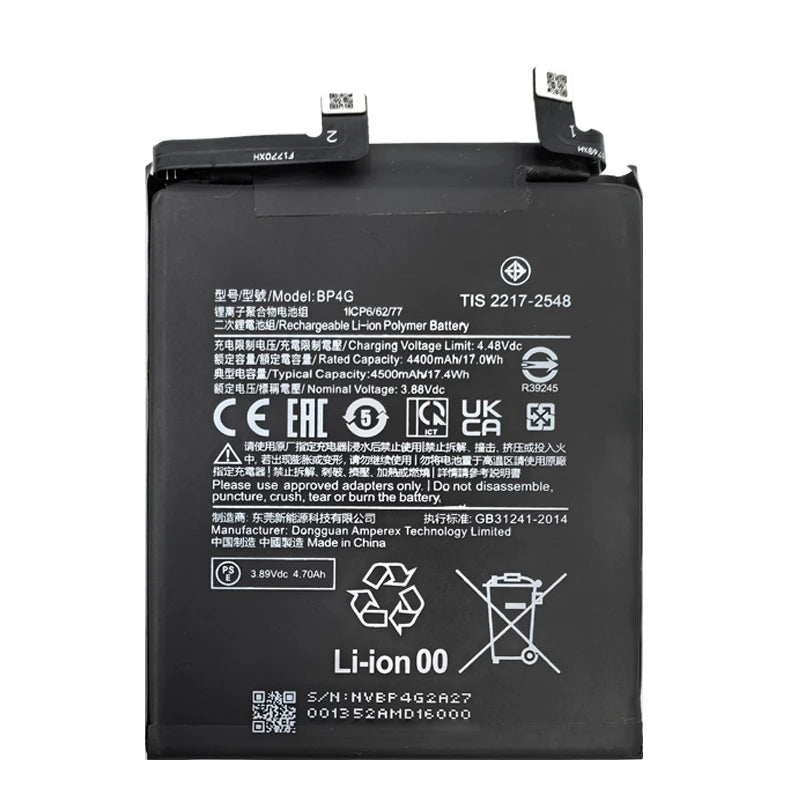 100% Brand New Battery BP4G 4500mAh For Xiaomi Mi 13 Phone R