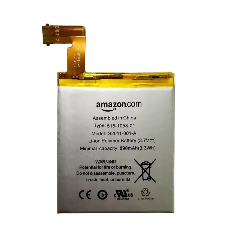 100% 890mAh Battery For Amazon Kindle 4 5 6 D01100 515-1058-