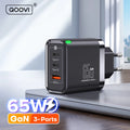 QOOVI 65W GaN Charger USB Type C Fast Charging Quick Charge 