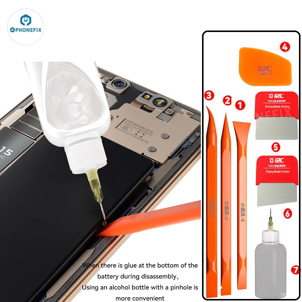 i2C 7 in 1 Electronic Disassembly Tool Set with Spudger Blad