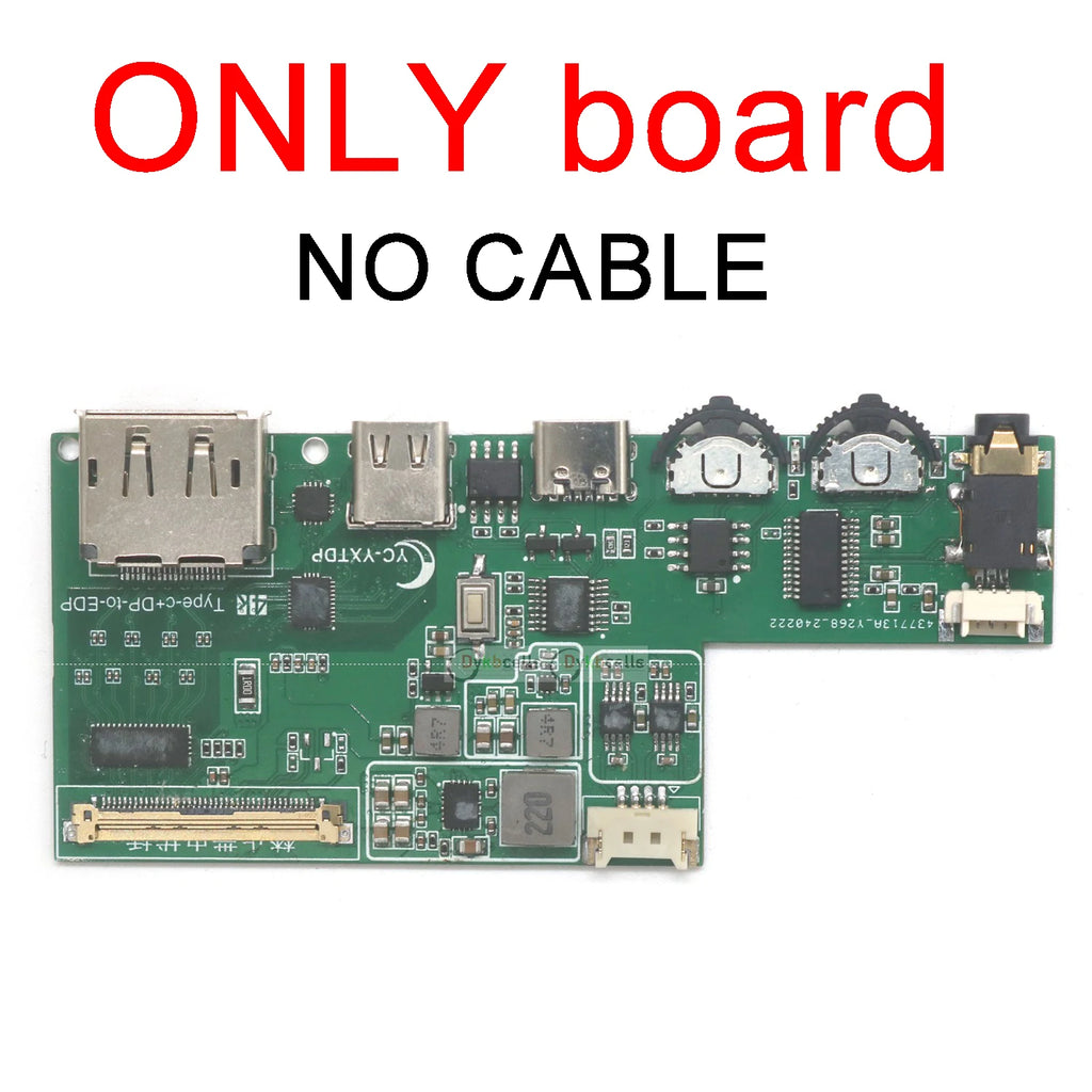 30Pin 40pin USB Type-c + DP To EDP Driver Board Signal 2K 4K 60HZ 165hz 144hz 240HZ LCD Display Screen Notebook Coaxial Cable