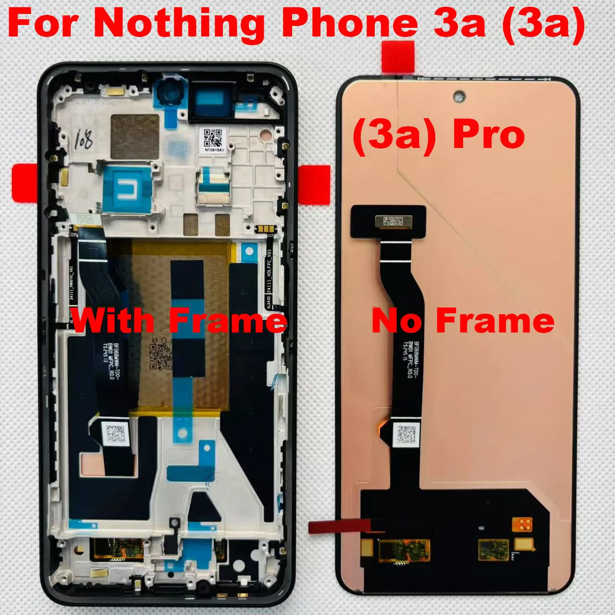 6.77 New Original AMOLED 120Hz For Nothing Phone 3A A059 Dis