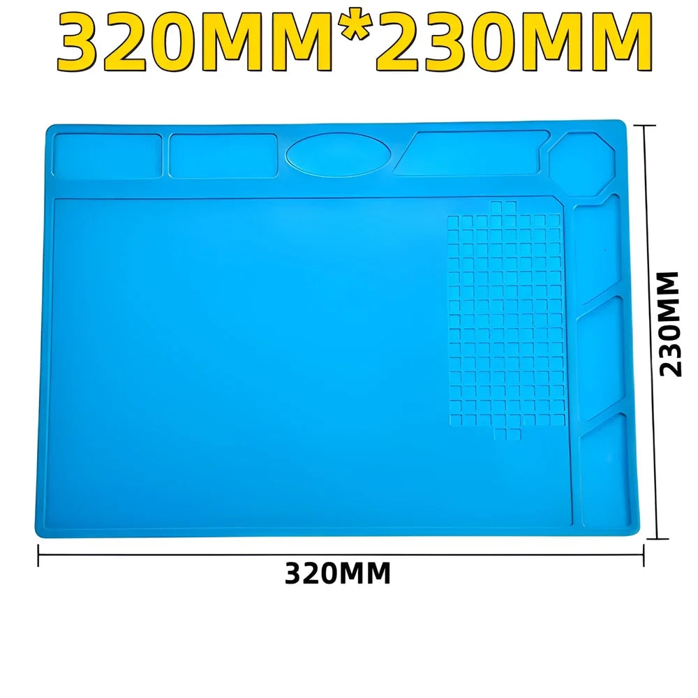 ESD Heat Insulation Soldering Mat Computer Phone Repair Tool Kit Working Silicone Repair Pad Heatresistant Maintenance Tool Kit