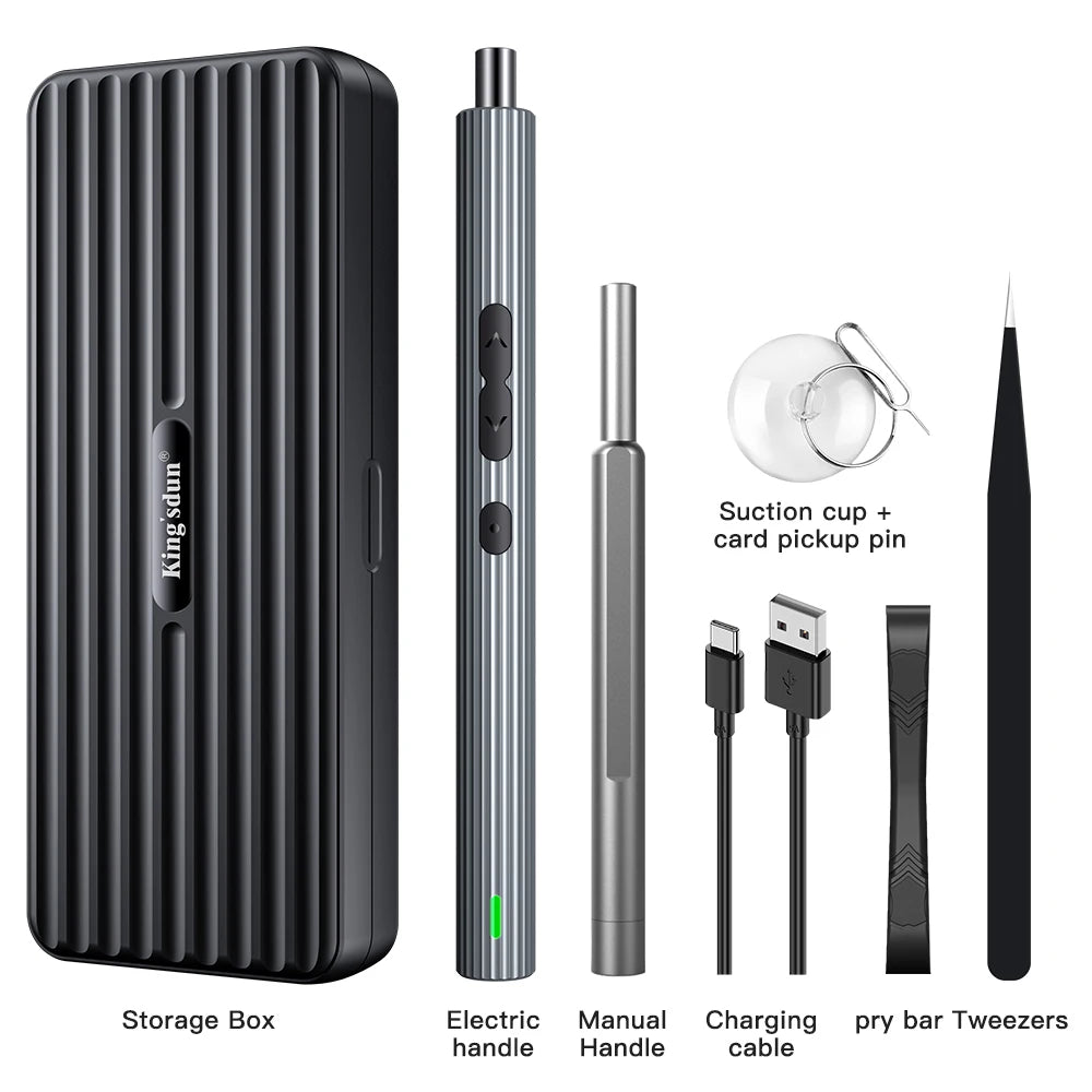 58 in 1 Electric Screwdriver Set Precision Tools Rechargeable Mini Small Kit Wireless for Xiaomi Watch Mobile Cell Phone Repair