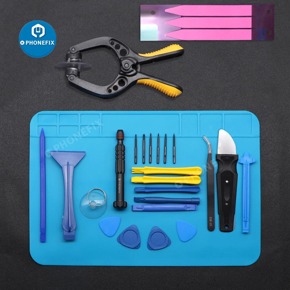 Professional Phone Repair Tool Kit Suction Cup Tweezer Pry O